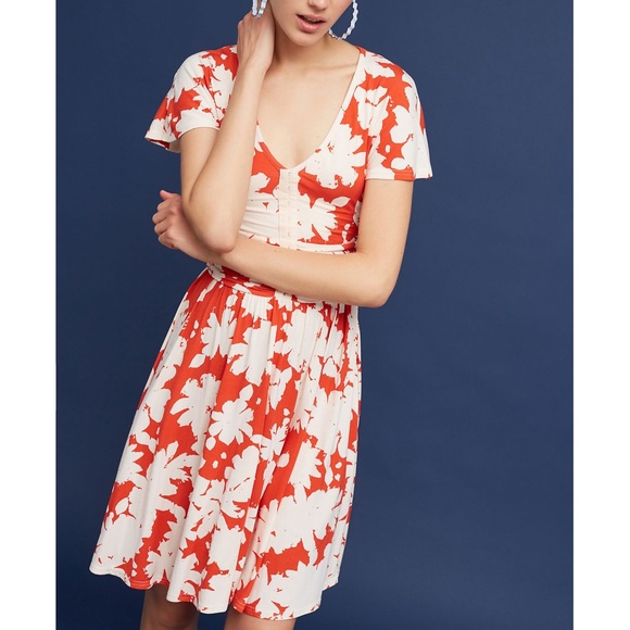 Anthropologie Dresses & Skirts - Anthropologie Maeve Floral Corset Dress Sz XS EUC